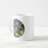 William Morris Seaweed Antiek Flower Koffiemok (Voorkant links)