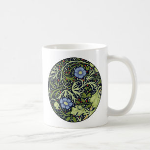 William Morris Seaweed Antiek Flower Koffiemok