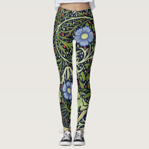 William Morris Seaweed Antiek Flower Leggings