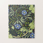 William Morris Seaweed Antiek Flower Legpuzzel (Verticaal)