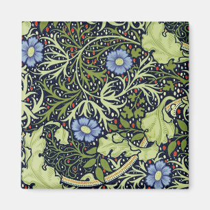 William Morris Seaweed Antiek Flower Magneet