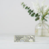 William Morris Seaweed Antiek Flower Mini Visitekaartje (Staand voorkant)