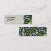 William Morris Seaweed Antiek Flower Mini Visitekaartje (Voorkant / Achterkant)