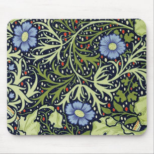 William Morris Seaweed Antiek Flower Muismat