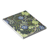 William Morris Seaweed Antiek Flower Notitieblok (Schuin)