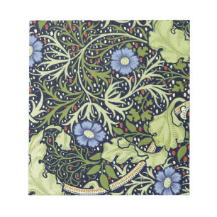 William Morris Seaweed Antiek Flower Notitieblok