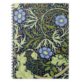 William Morris Seaweed Antiek Flower Notitieboek (Voorkant)