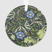 William Morris Seaweed Antiek Flower Ornament (achterkant)