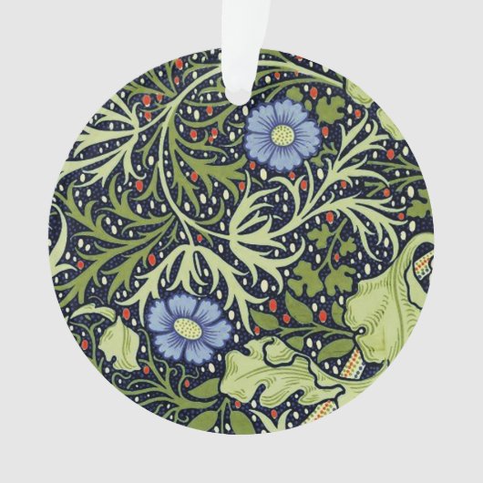 William Morris Seaweed Antiek Flower Ornament (voorkant)