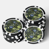 William Morris Seaweed Antiek Flower Poker Chips (Opstapeling)