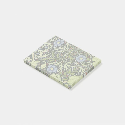 William Morris Seaweed Antiek Flower Post-it® Notes (Schuin)