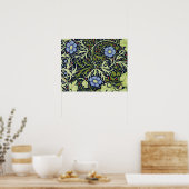 William Morris Seaweed Antiek Flower Poster (Keuken)