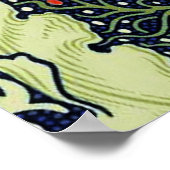 William Morris Seaweed Antiek Flower Poster (Hoek)