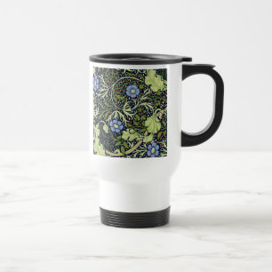 William Morris Seaweed Antiek Flower Reisbeker