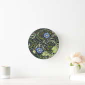 William Morris Seaweed Antiek Flower Ronde Klok (Huis)