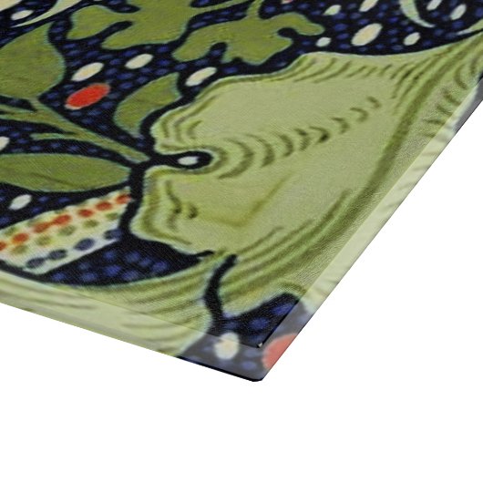 William Morris Seaweed Antiek Flower Snijplank (Hoek)