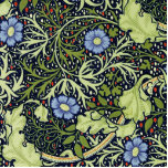 William Morris Seaweed Antiek Flower Staand Fotobeeldje<br><div class="desc">William Morris Seaweed green en blue Floral Pattern Wallpaper - William Morris produceerde veel behangselpapier design in de jaren 1800, en het Seaweed-patroon is een van de beste. Het behang William Morris Seaweed is een bloemontwerp met bloemen en bladeren in een mooi blauw en groen. Het was ontworpen door John...</div>