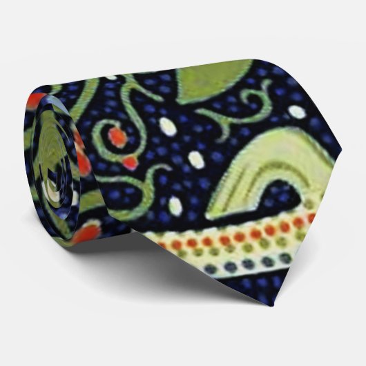 William Morris Seaweed Antiek Flower Stropdas (Opgerold)