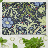 William Morris Seaweed Antiek Flower Theedoek (Gevouwen)