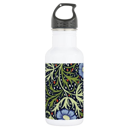 William Morris Seaweed Antiek Flower Waterfles (Voorkant)