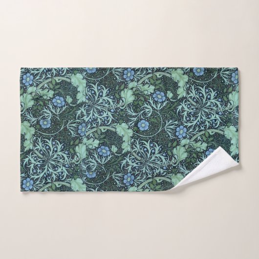 William Morris Seaweed Pattern Bad Handdoek (Handdoek)