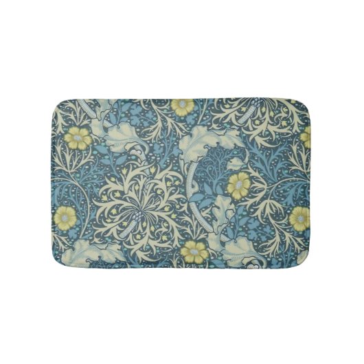 William Morris Seaweed Pattern Badmat (Voorkant)
