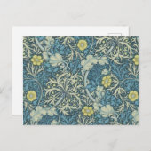 William Morris Seaweed Pattern Briefkaart (Voorkant / Achterkant)