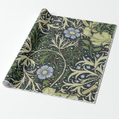 William Morris Seaweed Pattern Cadeaupapier (Uitgerold)