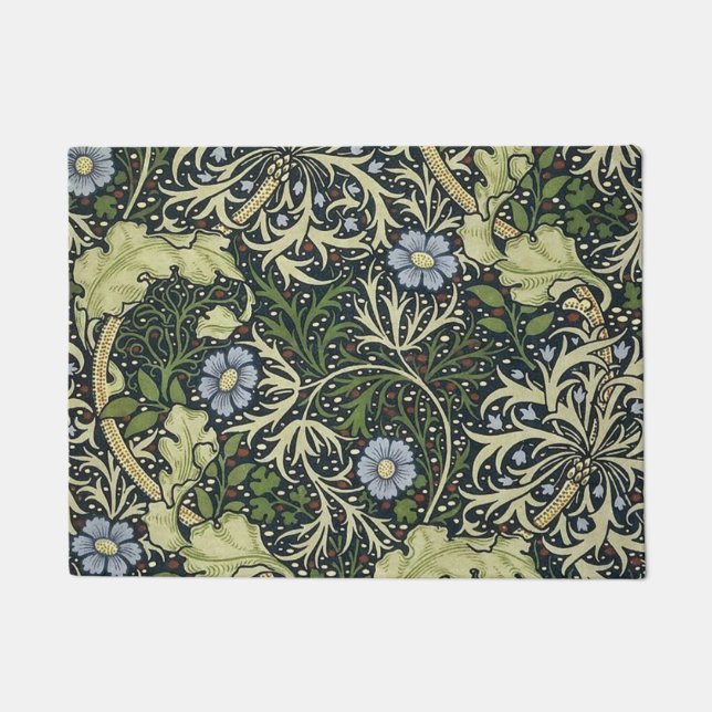 William Morris Seaweed Pattern Deurmat (Voorkant)