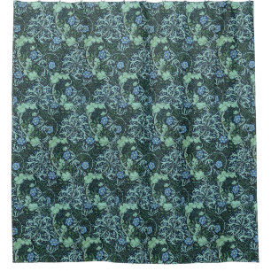William Morris Seaweed Pattern Douchegordijn