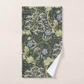 William Morris Seaweed Pattern Floral Art Bad Handdoek (Handdoek)