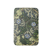 William Morris Seaweed Pattern Floral  Art Badmat (Voorkant Verticaal)