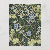 William Morris Seaweed Pattern Floral  Art Briefkaart (Voorkant)