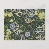 William Morris Seaweed Pattern Floral  Art Briefkaart (Voorkant)