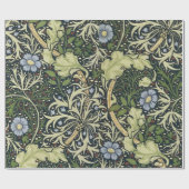 William Morris Seaweed Pattern Floral  Art Cadeaupapier (Vlak)