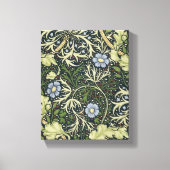 William Morris Seaweed Pattern Floral  Art Canvas Afdruk (Voorkant)