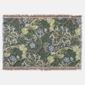 William Morris Seaweed Pattern Floral Art Deken (Voorkant)