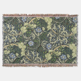William Morris Seaweed Pattern Floral  Art Deken