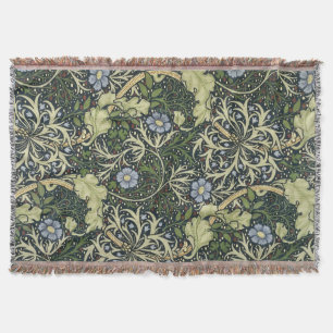 William Morris Seaweed Pattern Floral  Art Deken
