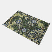 William Morris Seaweed Pattern Floral Art Deurmat (Schuin)