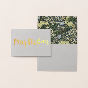 William Morris Seaweed Pattern Floral Art Folie Kaarten