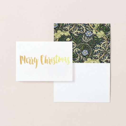 William Morris Seaweed Pattern Floral  Art Folie Kaarten (Display)