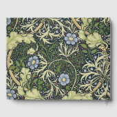 William Morris Seaweed Pattern Floral Art Gastenboek (Achterkant)