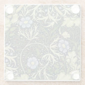 William Morris Seaweed Pattern Floral  Art Glazen Onderzetter (Achterkant)