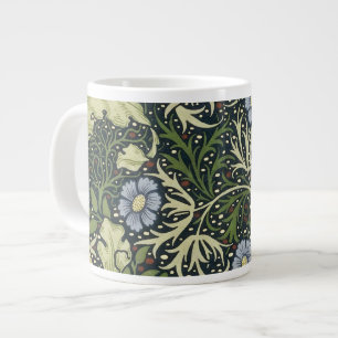 William Morris Seaweed Pattern Floral  Art Grote Koffiekop