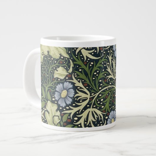 William Morris Seaweed Pattern Floral  Art Grote Koffiekop (Links)