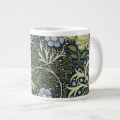 William Morris Seaweed Pattern Floral  Art Grote Koffiekop (Voorkant rechts)