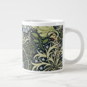 William Morris Seaweed Pattern Floral  Art Grote Koffiekop (Rechts)