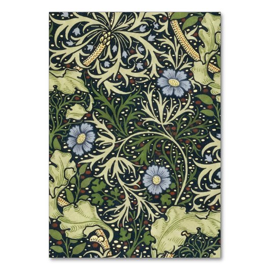 William Morris Seaweed Pattern Floral Art Kaart (Voorkant)