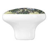 William Morris Seaweed Pattern Floral  Art Keramische Knop (Zijkant)